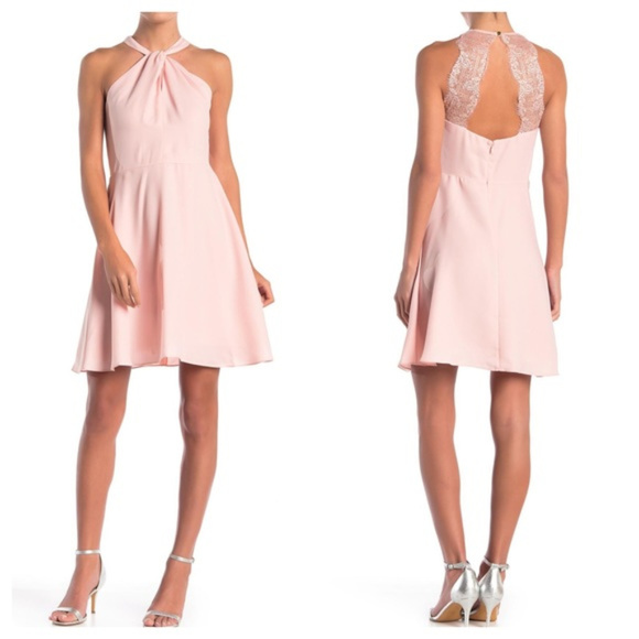 CeCe Dresses & Skirts - CeCe by Cynthia Steffe Gigi Twist Neck Lace Dress